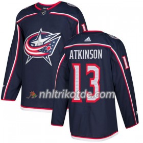 Columbus Blue Jacket Trikots Cam Atkinson 13 Adidas 2017-2018 Marineblau Authentic - Herren